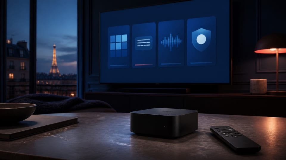 Lecteur Apple TV : fonctions utiles et coûts supplémentaires — illustration du contexte d’utilisation